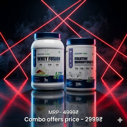 Whey fusion 1kg x Creatine 250g (COMBO OFFER)
