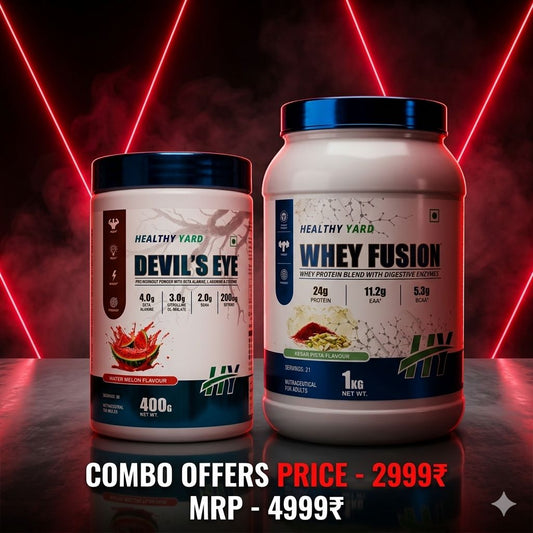 Whey Fusion 1kg x Devil's Eye Pre 400g(COMBO OFFER)