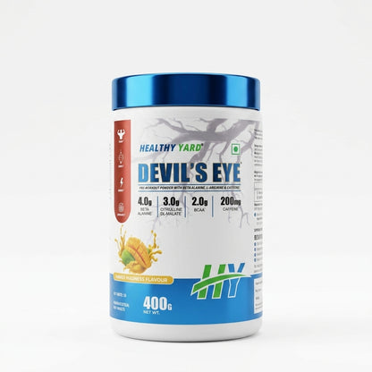 Devil’s Eye Pre-Workout Mango Madness Flavour, Energy & Focus Formula