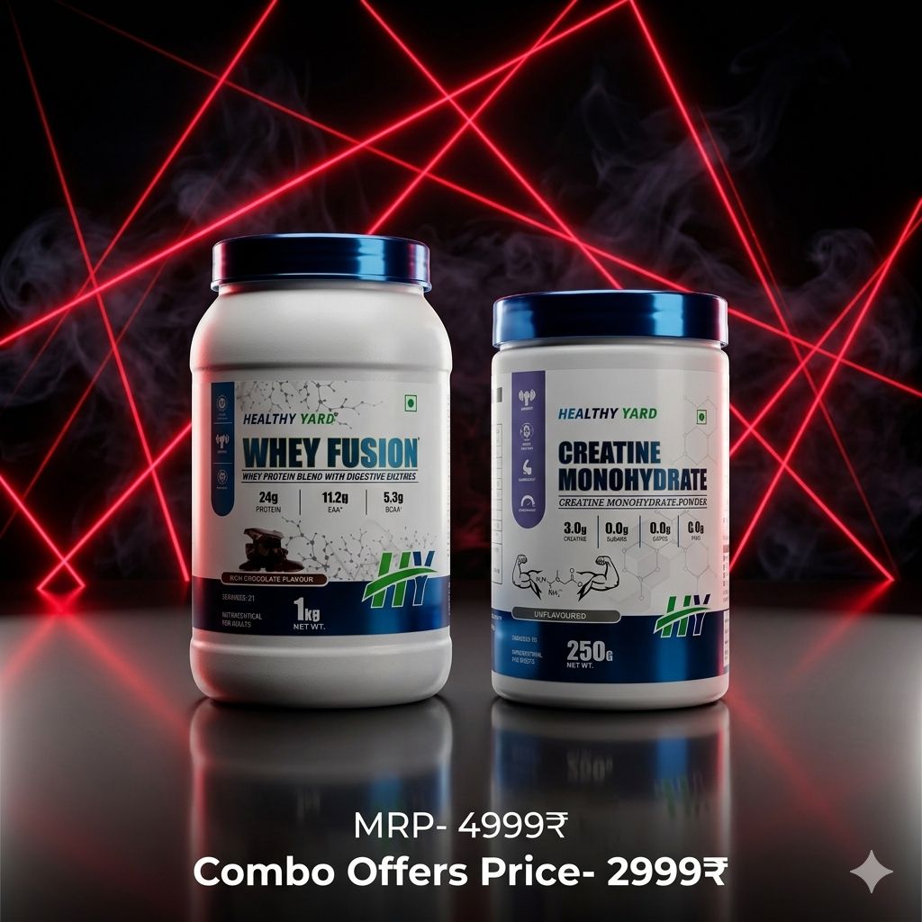 Whey fusion 1kg x Creatine 250g (COMBO OFFER)