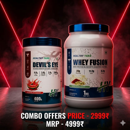 Whey Fusion 1kg x Devil's Eye Pre 400g(COMBO OFFER)