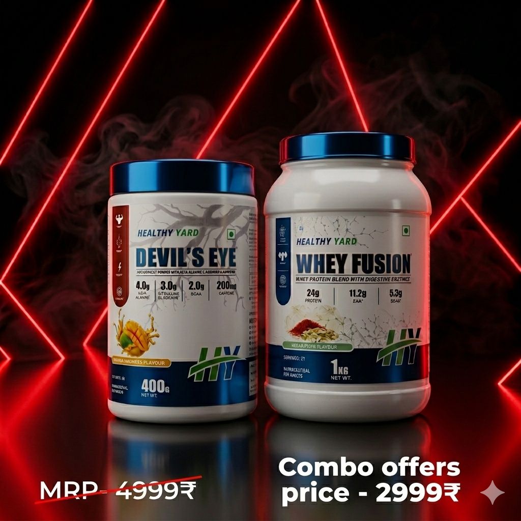 Whey Fusion 1kg x Devil's Eye Pre 400g(COMBO OFFER)
