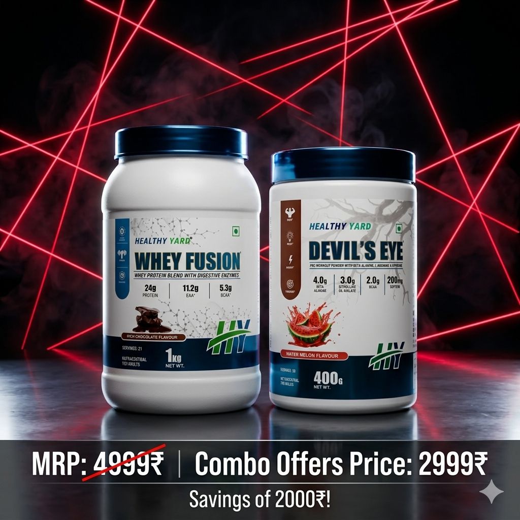 Whey Fusion 1kg x Devil's Eye Pre 400g(COMBO OFFER)