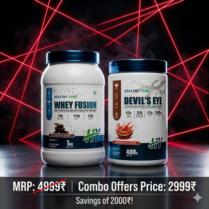 Whey Fusion 1kg x Devil's Eye Pre 400g(COMBO OFFER)